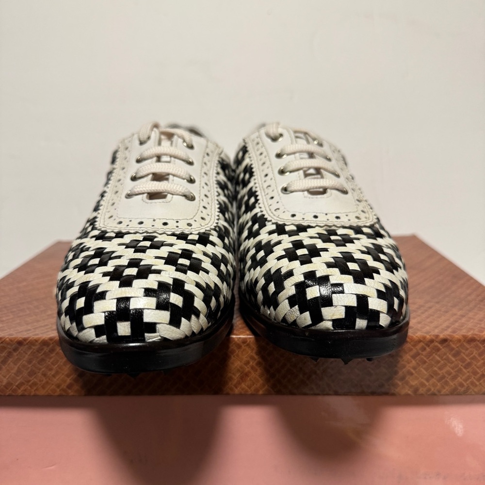 Aerogreen Erba women's golf shoes Black and White spikeless NIB - Picture 5 of 10